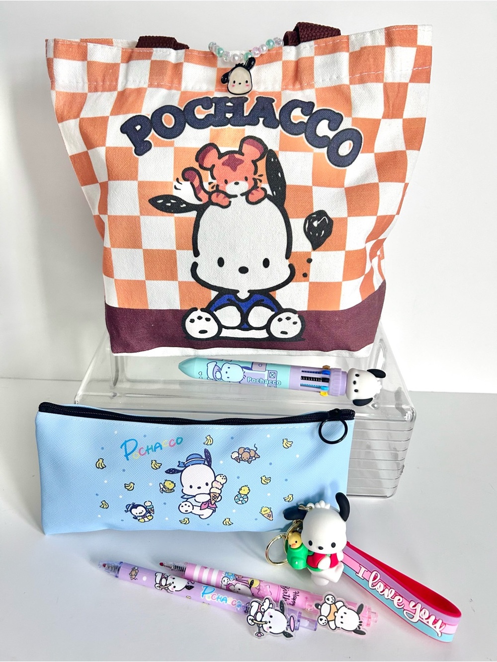 💙(POCH354) Pochacco Adorable 7-Piece Tote Bag Bundle! - Picture 13 of 13